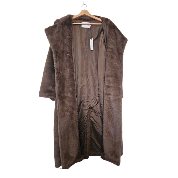 NWT Rebecca Minkoff Long Faux Fur Coat – Size M - Picture 6 of 14